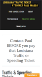 Mobile Screenshot of latrafficticket.com